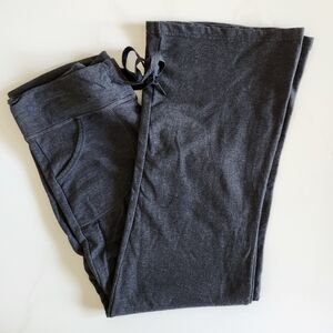 Ellen Tracy Dark Gray Activewear Pants with Drawstring